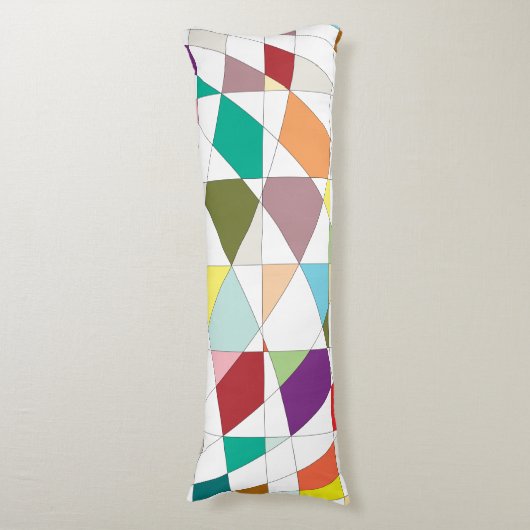 Abstracte kleuren — Tapestry Lichaamskussen (Voorkant Verticaal)