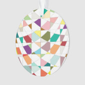 Abstracte kleuren — Tapestry Ornament (voorkant)