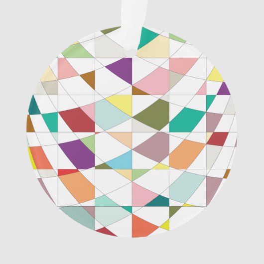 Abstracte kleuren — Tapestry Ornament (voorkant)