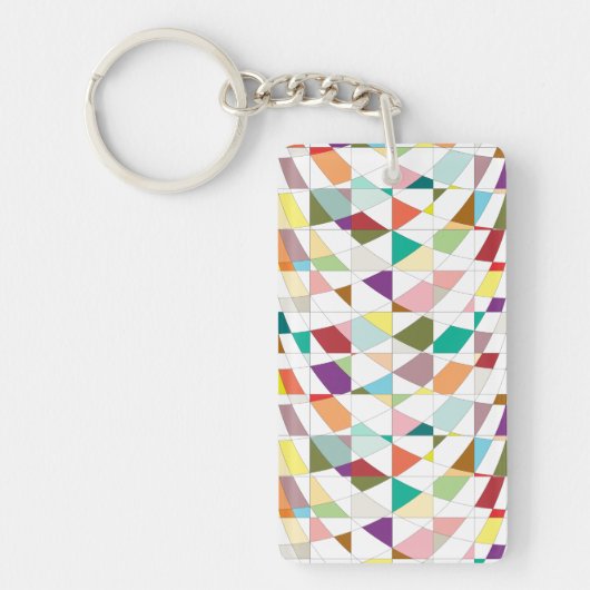 Abstracte kleuren — Tapestry Sleutelhanger (Voorkant)