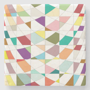 Abstracte kleuren — Tapestry Stenen Onderzetter