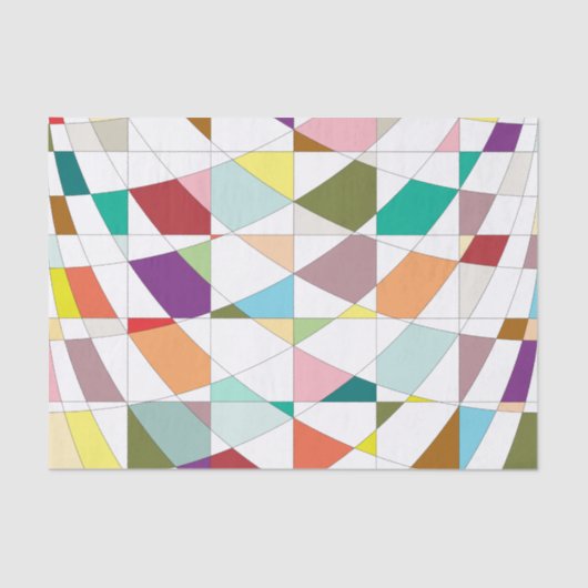 Abstracte kleuren — Tapestry Tissuepapier (Voorkant)