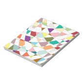 Abstracte Kleuren Tapijt Scrapbook Papier Notitieblok (Linkerzijde)