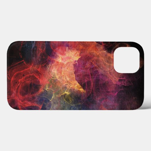 Abstracte kleuren zwart-Oranje rood Case-Mate iPhone Case (Achterkant (horizontaal))