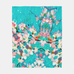 Abstracte kleurenachtergrond patroon fleece deken