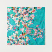 Abstracte kleurenachtergrond patroon wandkleed (Voorkant (horizontaal))