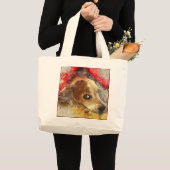Abstracte kleurenafdrukken grote tote bag (Voorkant (product))