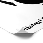 Abstracte kleurenafdrukken poster (Hoek)