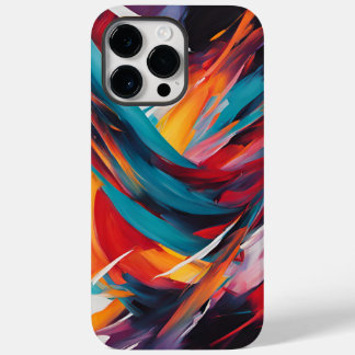Abstracte kleurenbeweging Case-Mate iPhone 14 pro max hoesje