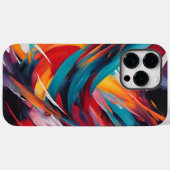 Abstracte kleurenbeweging Case-Mate iPhone case (Achterkant (horizontaal))