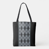 Abstracte kleurenblok-Monogrammen Tote Bag (Achterkant)