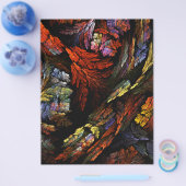 Abstracte kleurenbrochure voor harmonie flyer (Enkel)