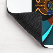 Abstracte kleurenburst art print muismat (Hoek)