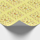 ABSTRACTE KLEURENBUTTERFLIES CADEAUPAPIER (Hoek)