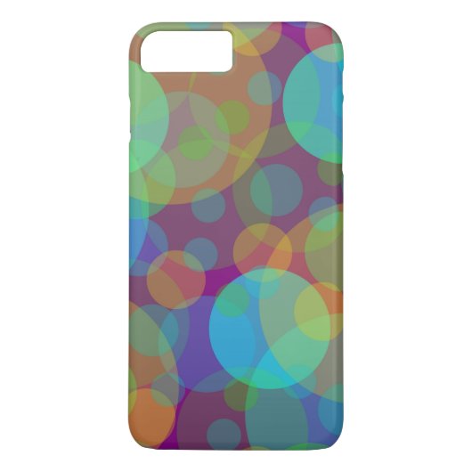 Abstracte kleurencirkels Case-Mate iPhone case (Achterkant)