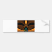 Abstracte kleurencontrastillustratie bumpersticker (Voorkant)