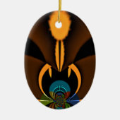 Abstracte kleurencontrastillustratie keramisch ornament (Voorkant)