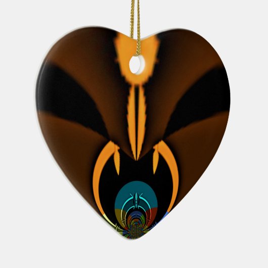 Abstracte kleurencontrastillustratie keramisch ornament (Rechts)