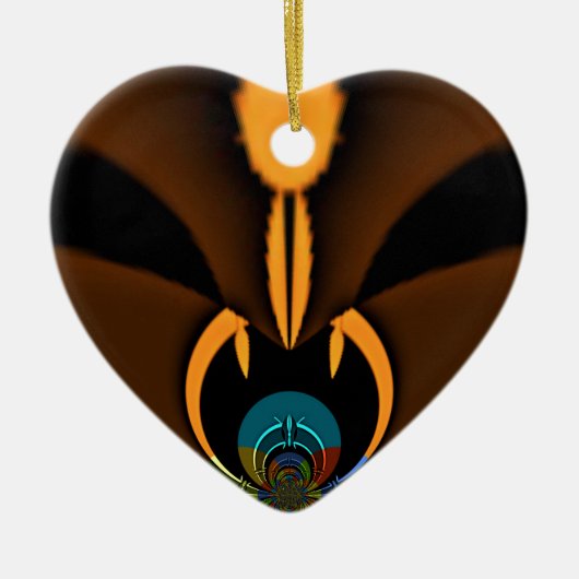 Abstracte kleurencontrastillustratie keramisch ornament (Voorkant)