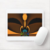 Abstracte kleurencontrastillustratie muismat (Met muis)