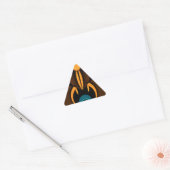 Abstracte kleurencontrastillustratie sticker (Envelop)