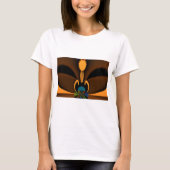 Abstracte kleurencontrastillustratie t-shirt (Voorkant)