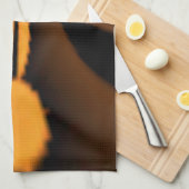 Abstracte kleurencontrastillustratie theedoek (Quarter Fold)