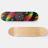 Abstracte kleurendraai persoonlijk skateboard (Horizontaal)