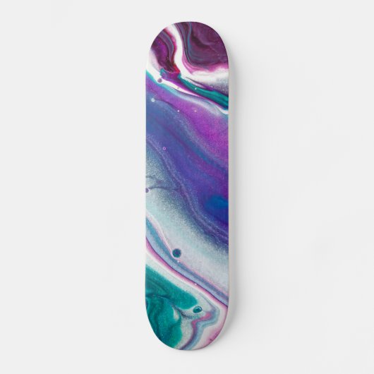 Abstracte kleurengolf persoonlijk skateboard (Voorkant)