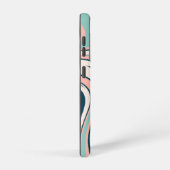 Abstracte kleurengolven samsung galaxy hoesje (Rechterkant)