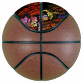 Abstracte kleurenharmonie basketbal (Rechts)