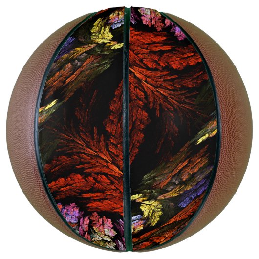 Abstracte kleurenharmonie basketbal (Verticaal)