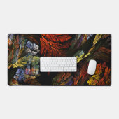 Abstracte kleurenharmonie bureaumat (Keyboard & Muis)