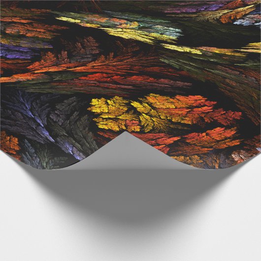 Abstracte kleurenharmonie cadeaupapier (Hoek)