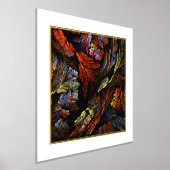 Abstracte kleurenharmonie folie afdrukken (Laagn)