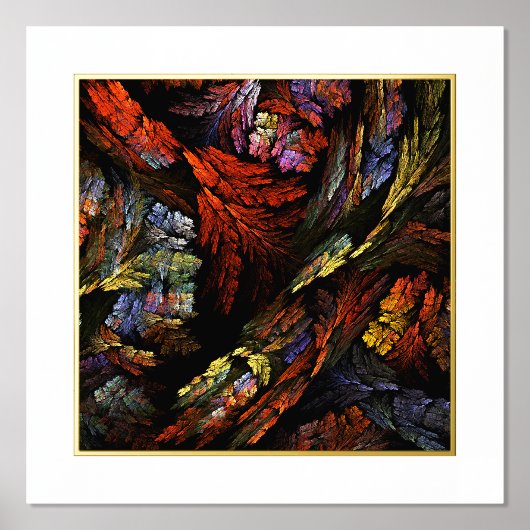 Abstracte kleurenharmonie folie afdrukken (Voorkant)