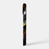 Abstracte kleurenharmonie iPhone 15 case (Linkerkant)