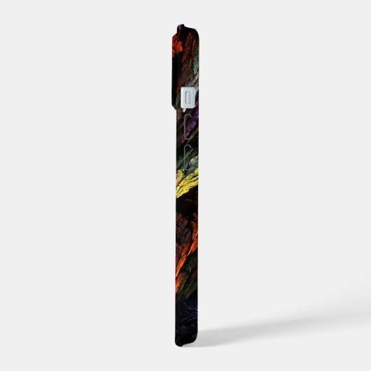 Abstracte kleurenharmonie iPhone 15 case (Linkerkant)