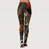 Abstracte kleurenharmonie leggings (Achterkant)