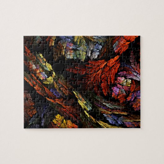 Abstracte kleurenharmonie legpuzzel (Horizontaal)