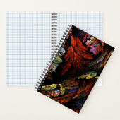 Abstracte kleurenharmonie notitieboek (Binnen)