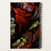 Abstracte kleurenharmonie notitieboek (Achterkant)
