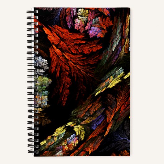 Abstracte kleurenharmonie notitieboek (Voorkant)