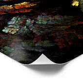 Abstracte kleurenharmonie perfect poster (Hoek)