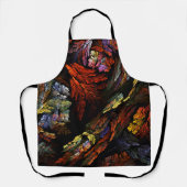 Abstracte kleurenharmonie schort (Voorkant)