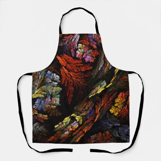 Abstracte kleurenharmonie schort (Voorkant)