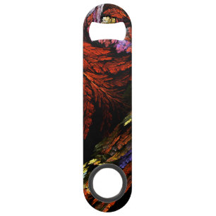 Abstracte kleurenharmonie speed flessenopener