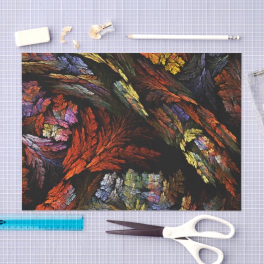 Abstracte kleurenharmonie tissuepapier (Craft)