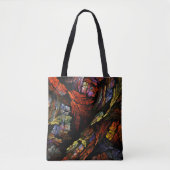 Abstracte kleurenharmonie tote bag (Voorkant)