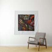 Abstracte kleurenharmonie wandkleed (In Situ (horizontaal))